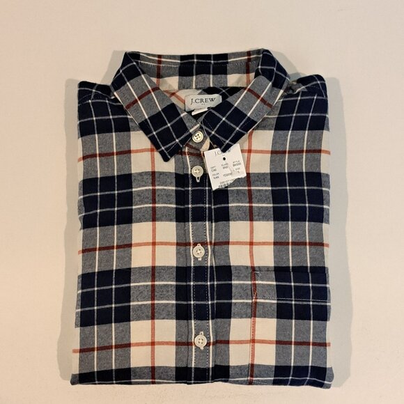 J. Crew Women's Small Soft Washed Flannel Shirt Style #BK533 New With Tag - Picture 6 of 13